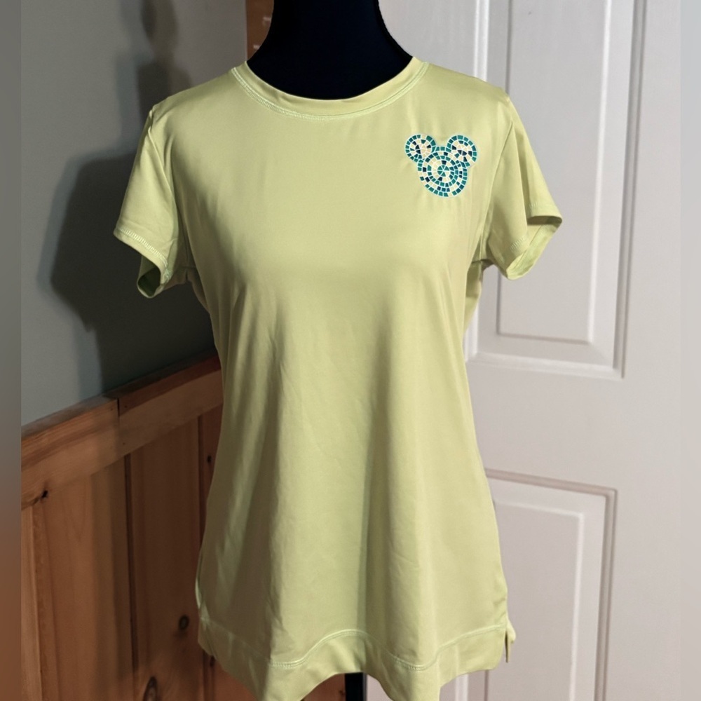Disney Parks Yellow Fitted Short Sleeve T-Shirt